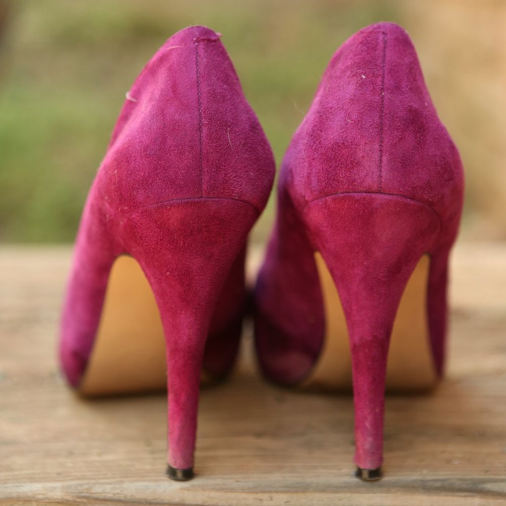 Jessica Simpson Magenta Heels